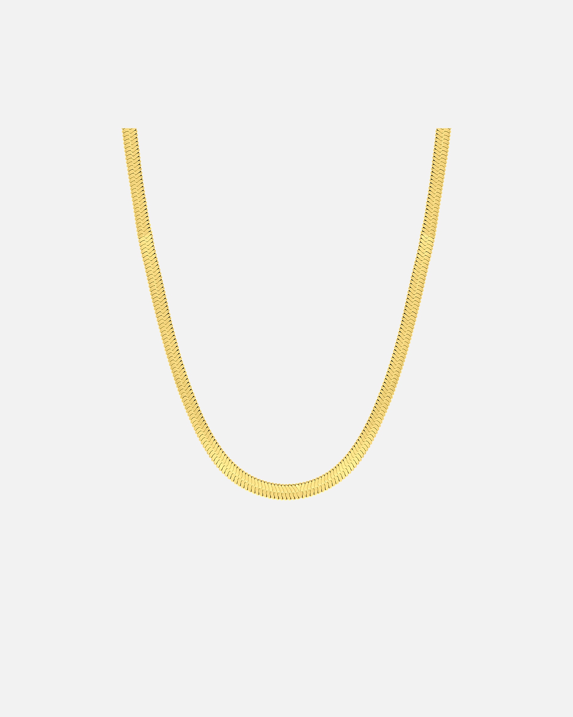 Halskette für Weiblich Lucardi Halskette Stahl 45cm Gold