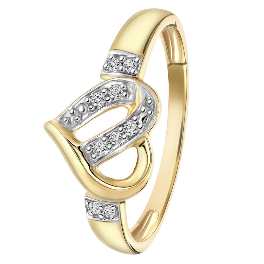 Lucardi Ringe 585 Gold - 57mm Damen