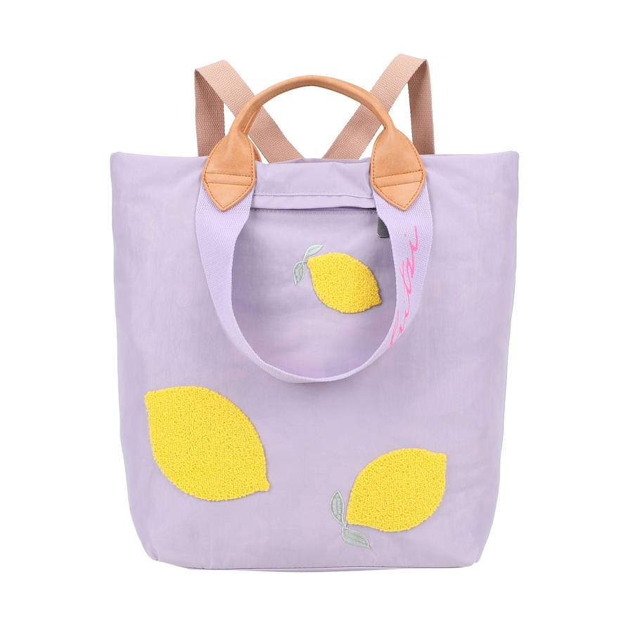 Fritzi aus Preußen Rucksack Ju Limited Squeezy Lemon im sommerlichen Design lila Grau Herren