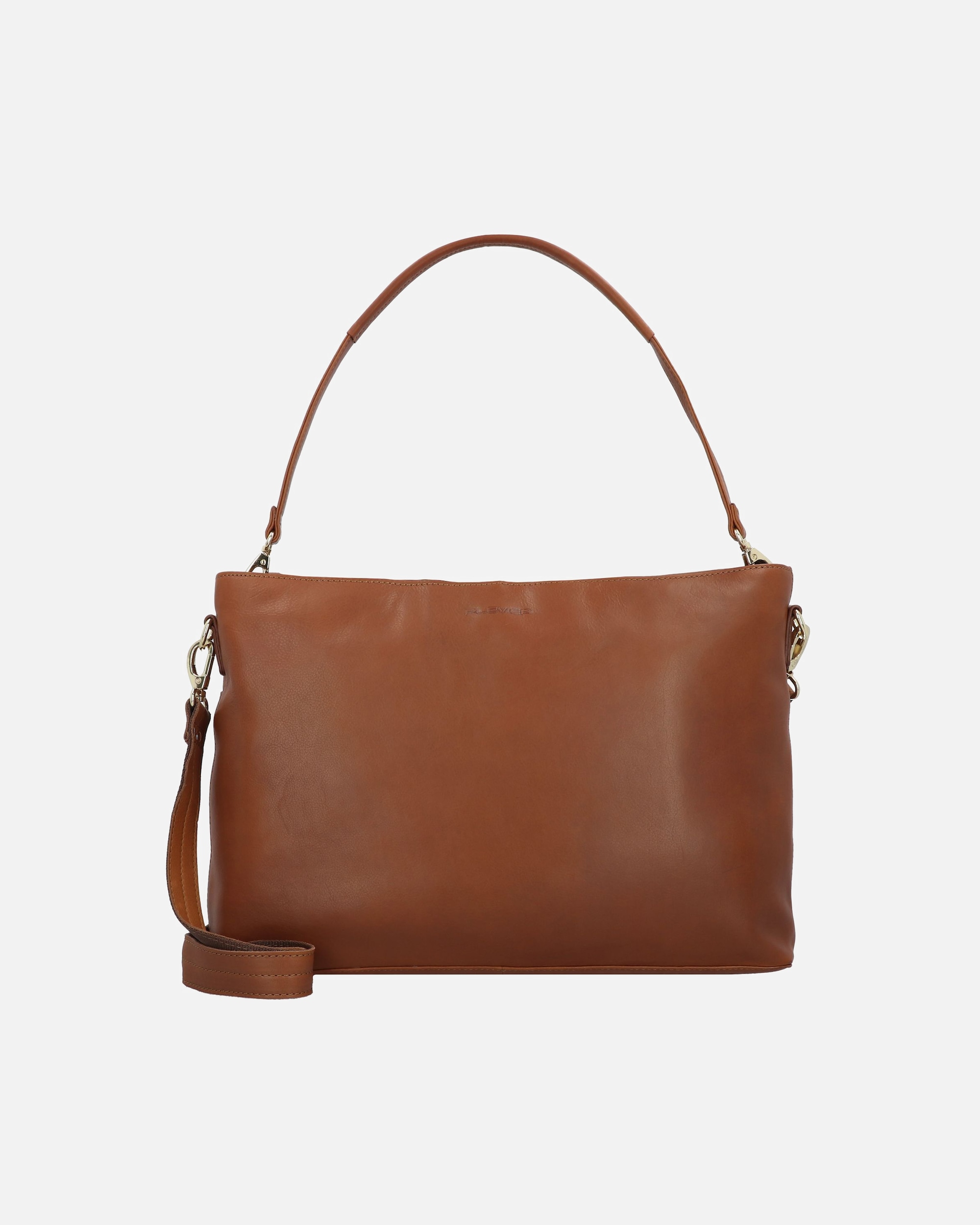 Tasche für Weiblich Plevier Structure Schultertasche cognac