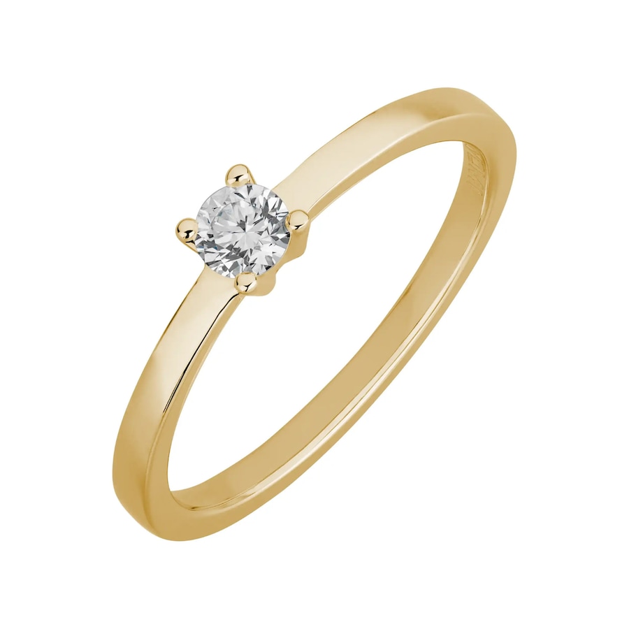 Lyomi Ring 585/- Gold Diamant Lab Grown weiß 0,20ct. 052 (16,6) Damen