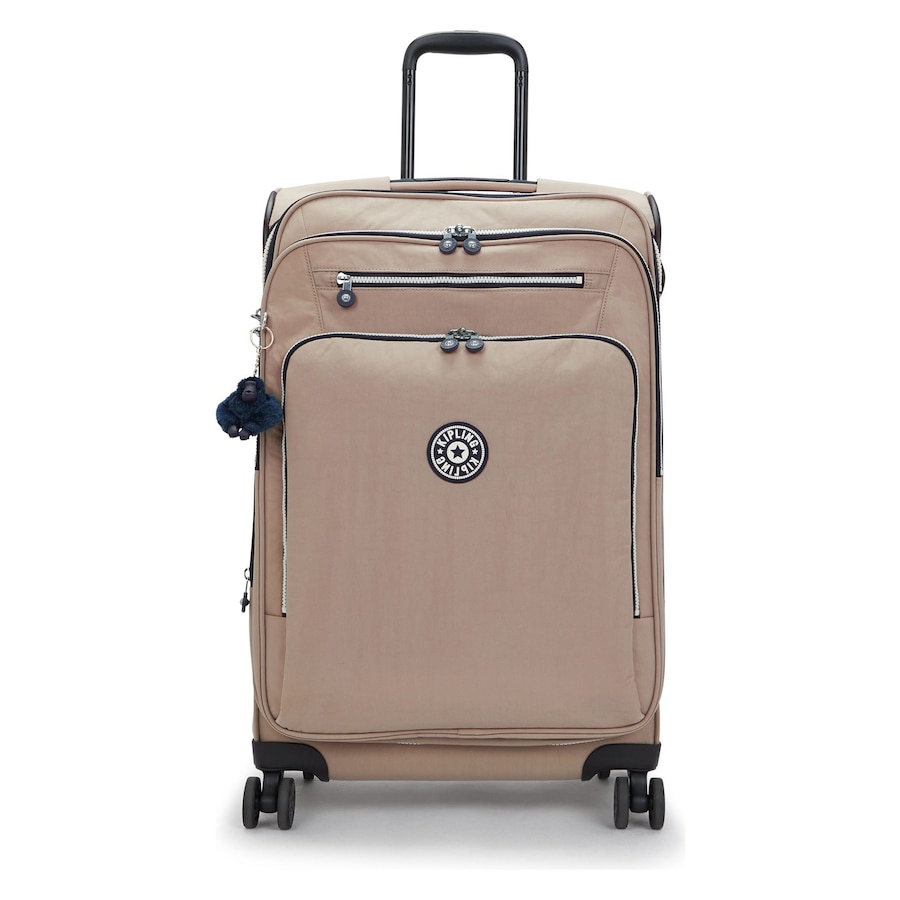 Kipling Basic 4 Rollen Trolley M 68 cm mit Dehnfalte soft taupe c Grau Herren