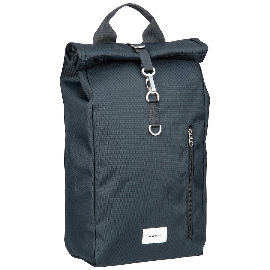 Sandqvist Rucksack Ground L Navy Schwarz