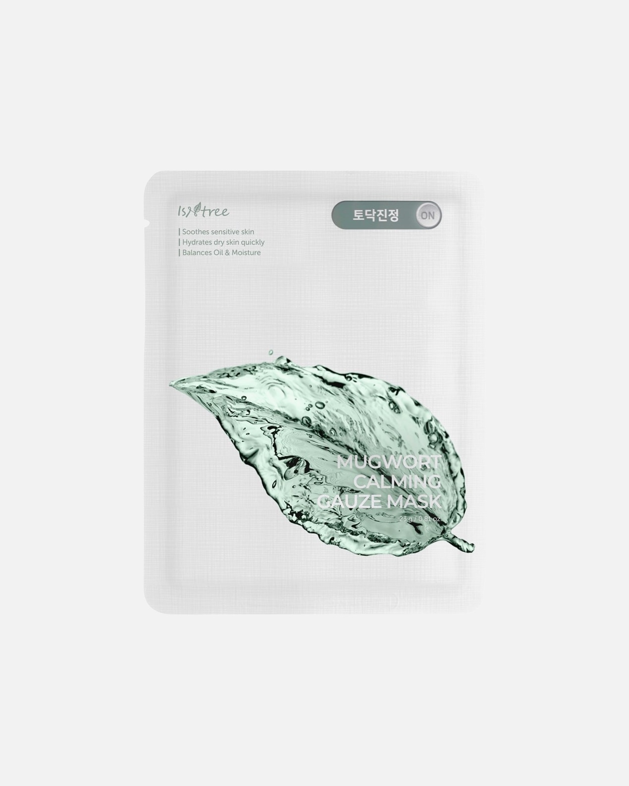 Tuchmaske für Weiblich Isntree Mugwort Calming Gauze Mask 10 Stk.