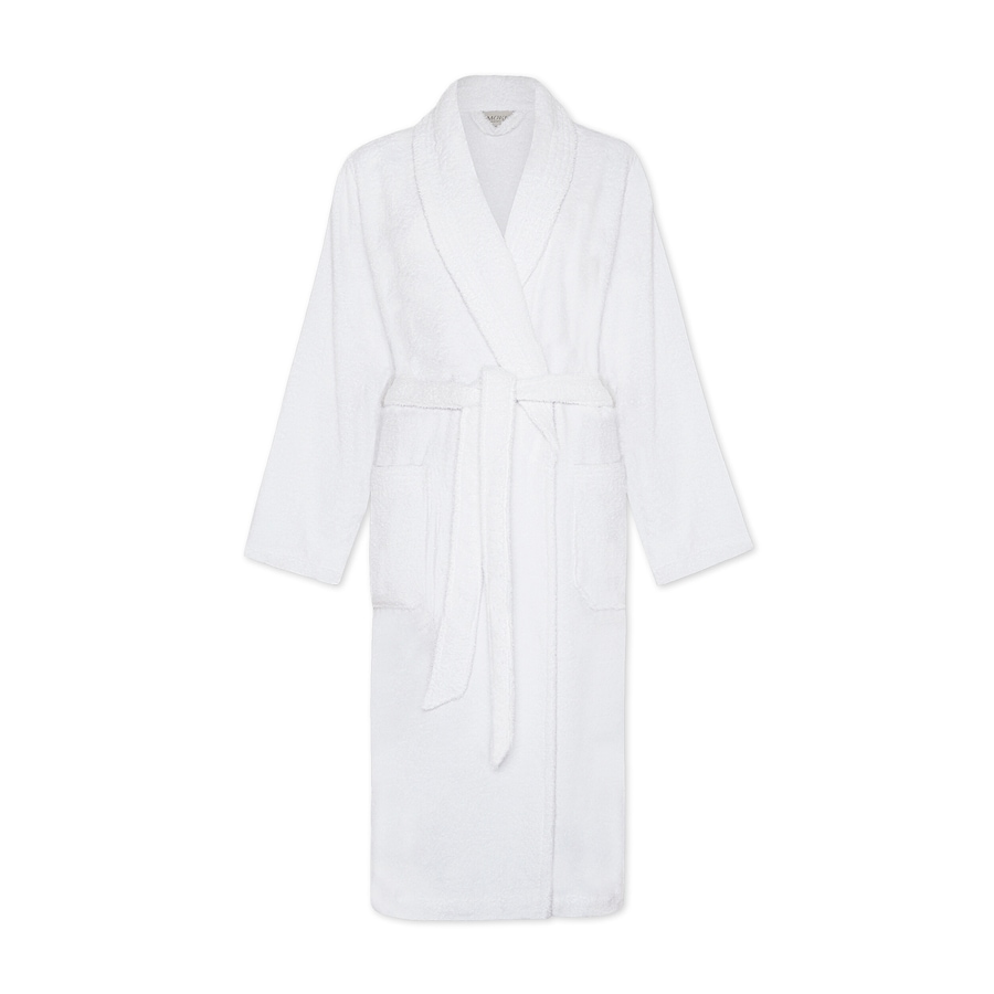 Möve Schalkragenmantel Homewear snow