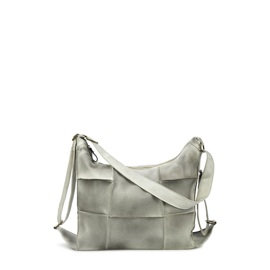 HARPA Handtasche GEORGIA in moderner Patchwork-Optik weiß