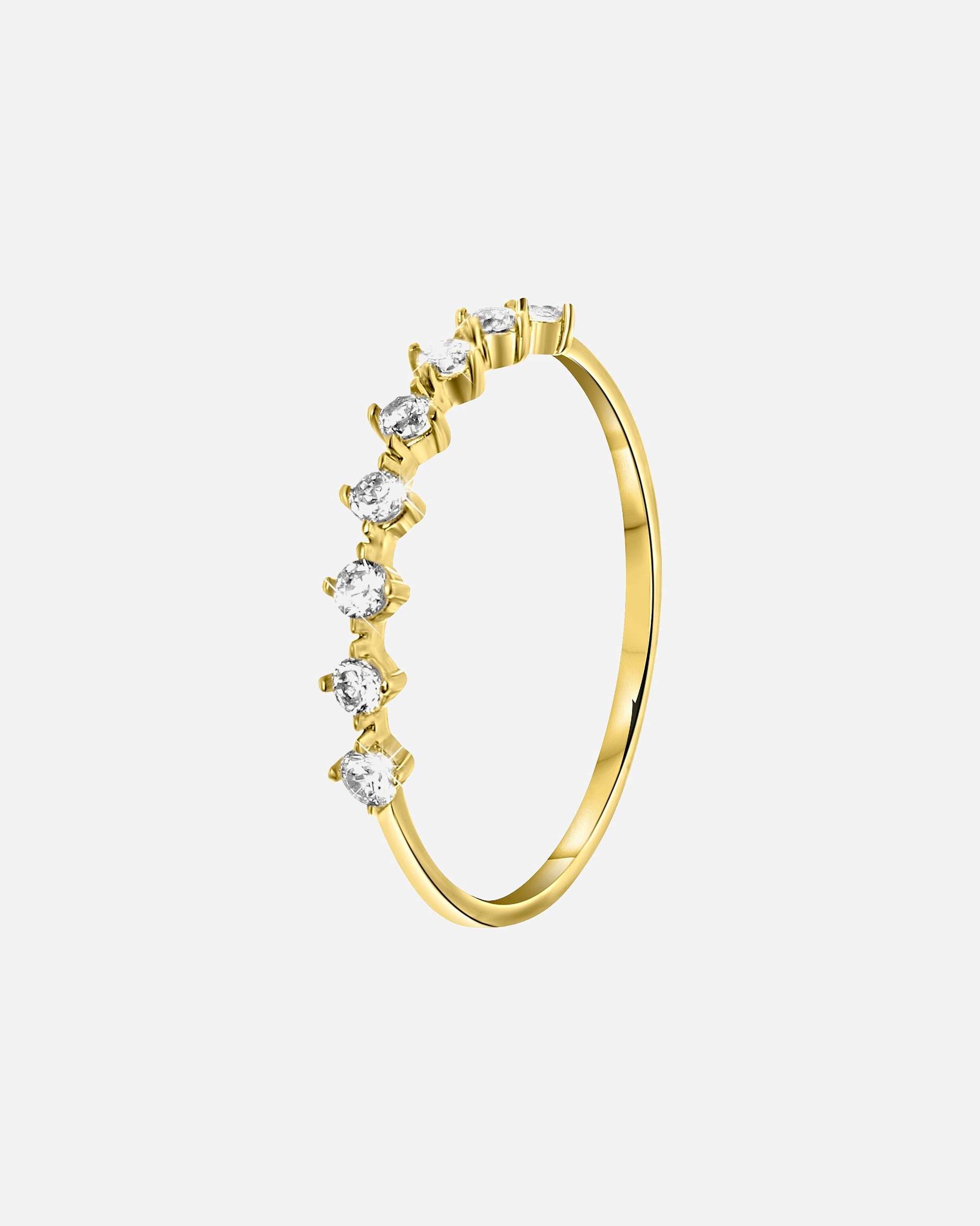 Ring für Weiblich Lucardi Ringe 585 Gold - goldfarbig 50mm