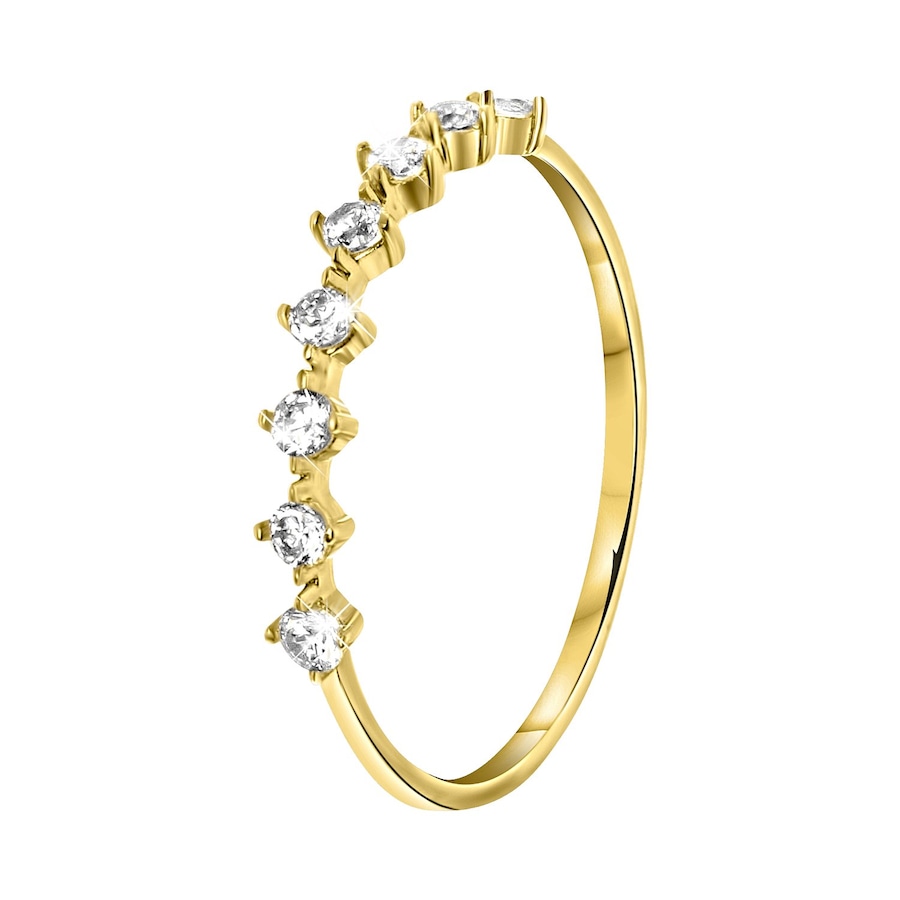 Lucardi Ringe 585 Gold - goldfarbig 57mm Damen