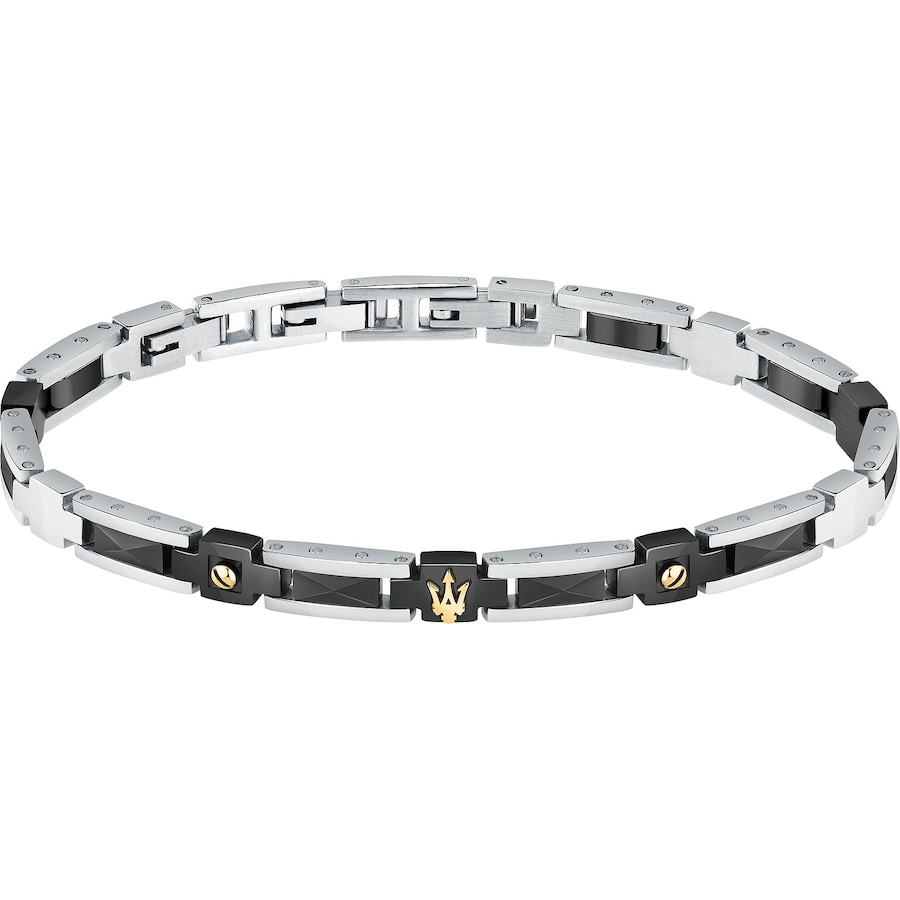 Maserati Armband Edelstahl, Keramik One Size Herren