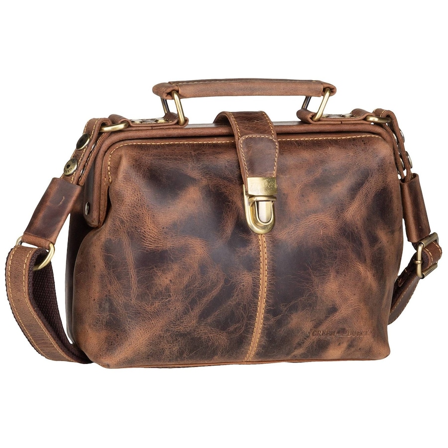 Greenburry Handtasche Vintage 1584S Sattelbraun Braun