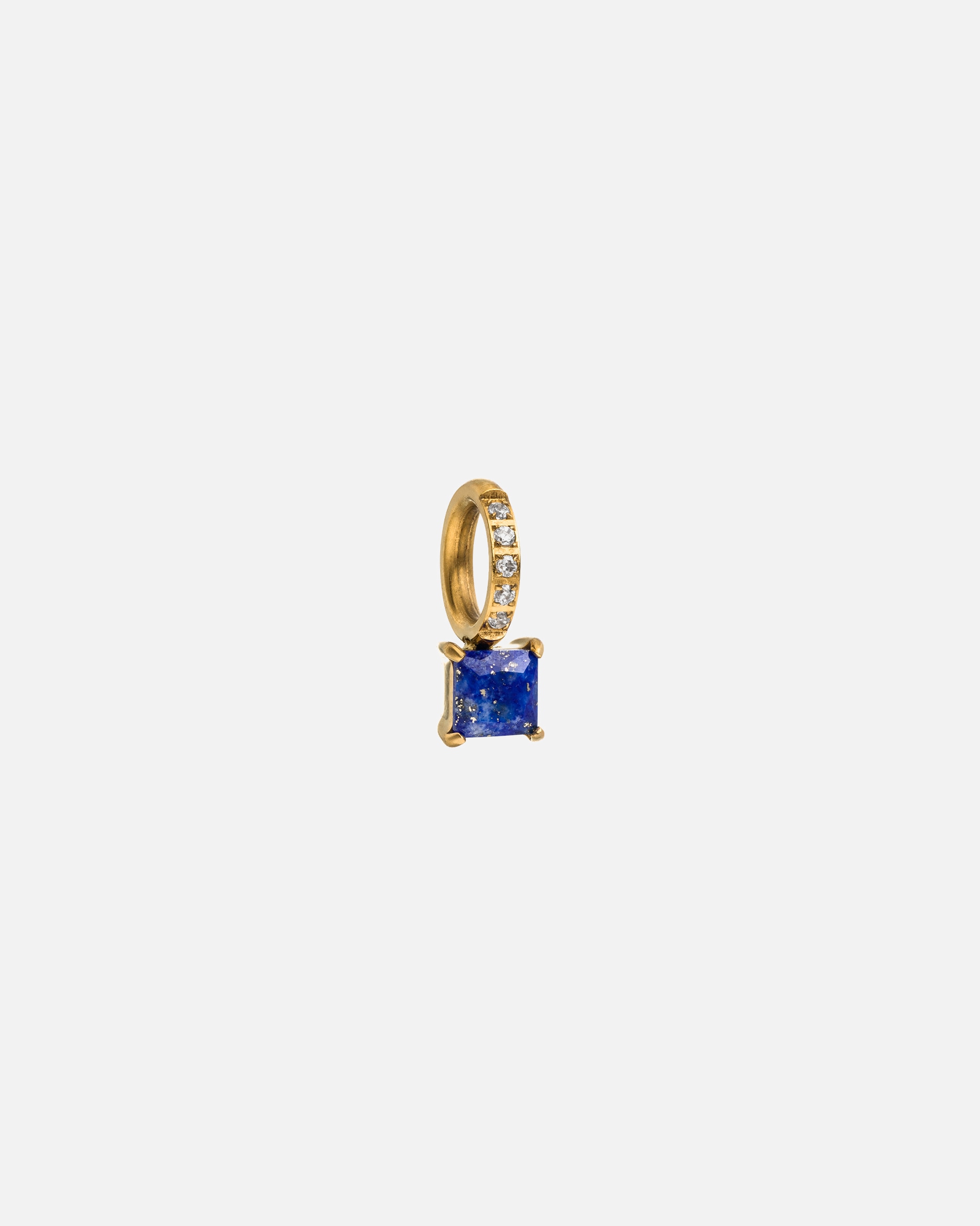 Schmuckanhänger für Unisex Purelei Geburtsstein September Lapislazuli Charm 100% Edelstahl Gold