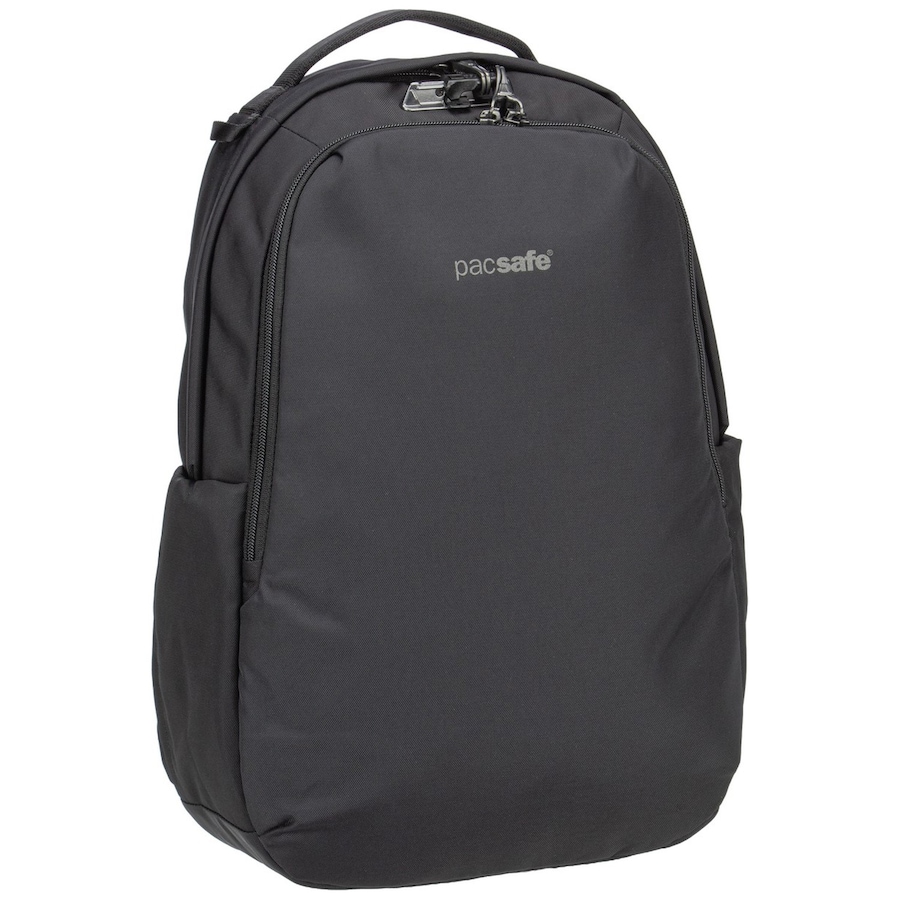 Pacsafe Rucksack V 16L All-Around Jet Black Schwarz