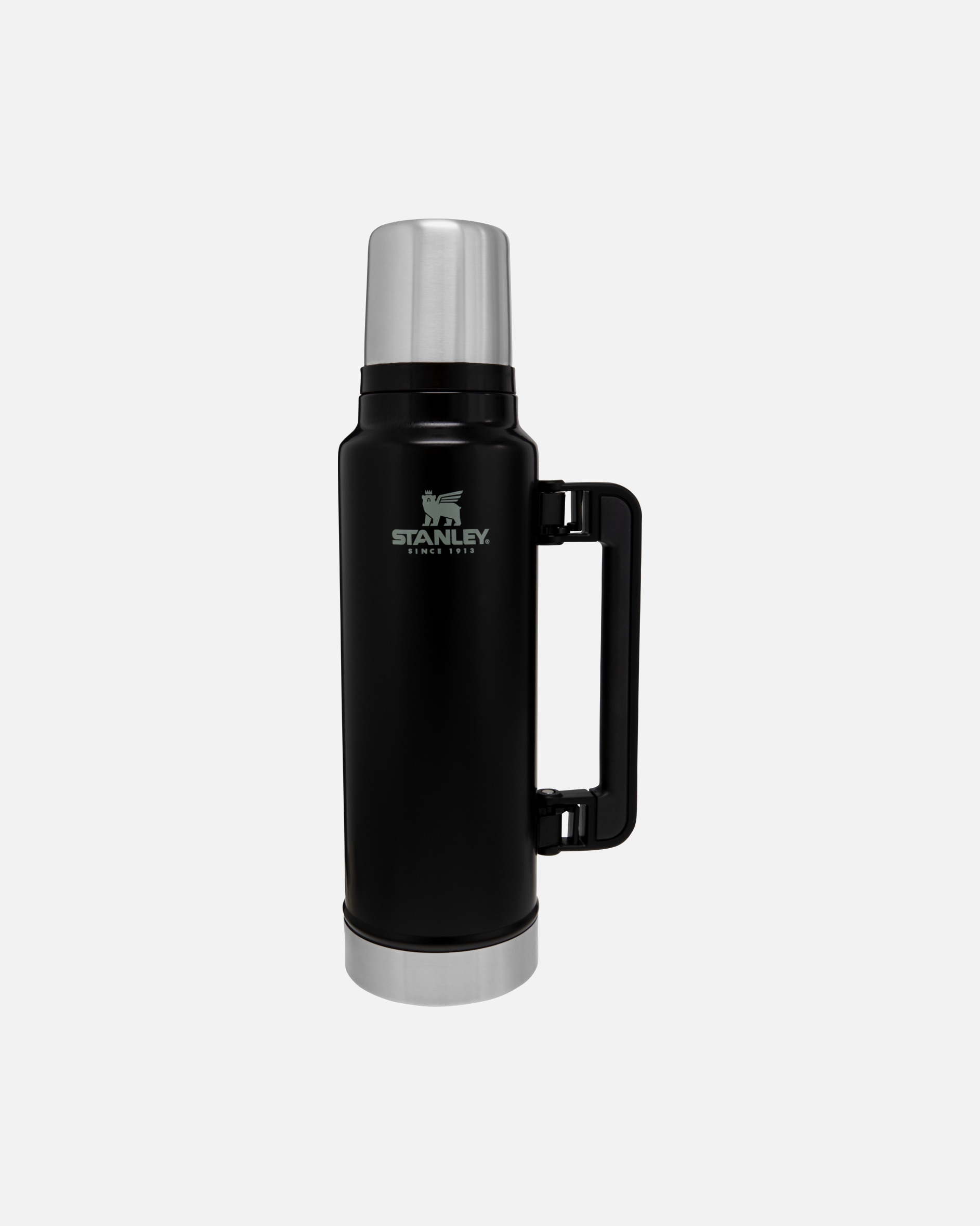 Trinkflasche für Unisex Stanley 1913 Isolierflasche - 1,4L - CLASSIC LEGENDARY BOTTLE Matte Black Pebble