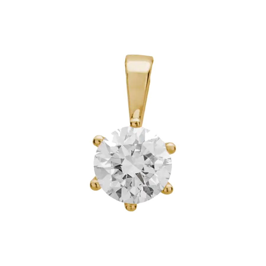 Lyomi Anhänger 585/- Gold Diamant Lab Grown 1,0ct. gelb vergoldet Damen