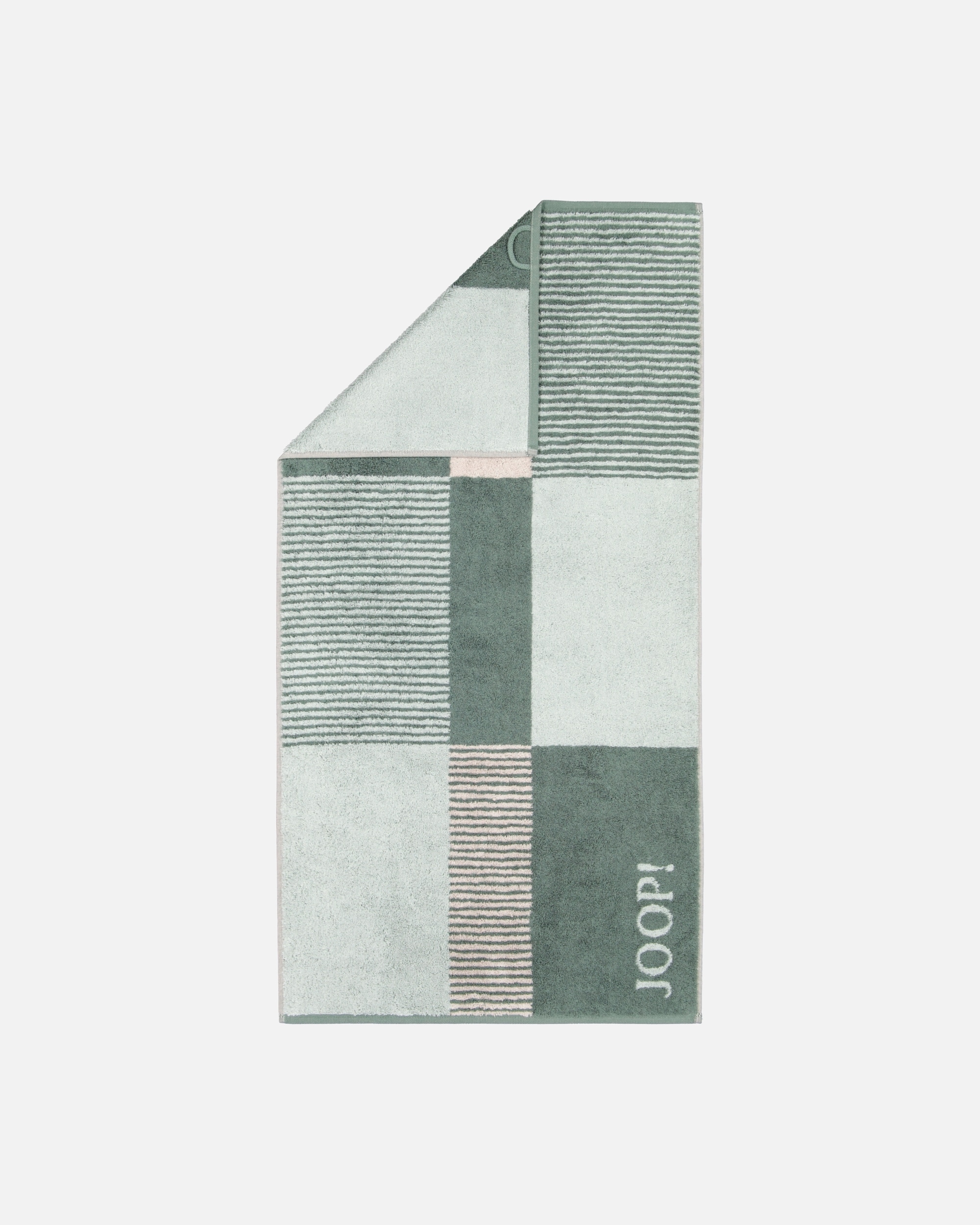 Handtuch für Unisex JOOP! JOOP! Handtücher Divided Squares 1705 Salbei - 44 Handtuch 50x100 cm