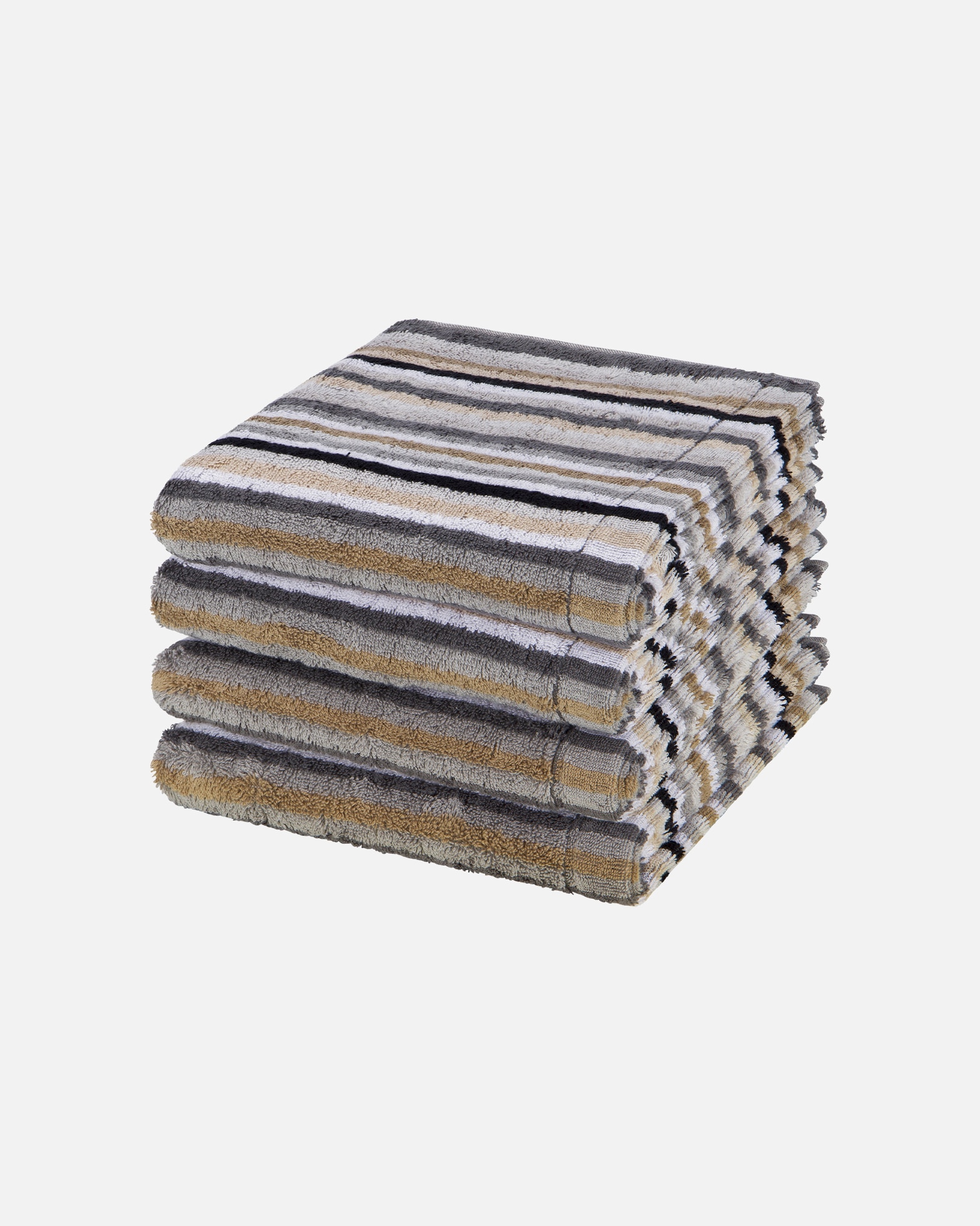 Handtuch für Unisex Cawö Handtuch-Set Lifestyle (4er Set) Kiesel