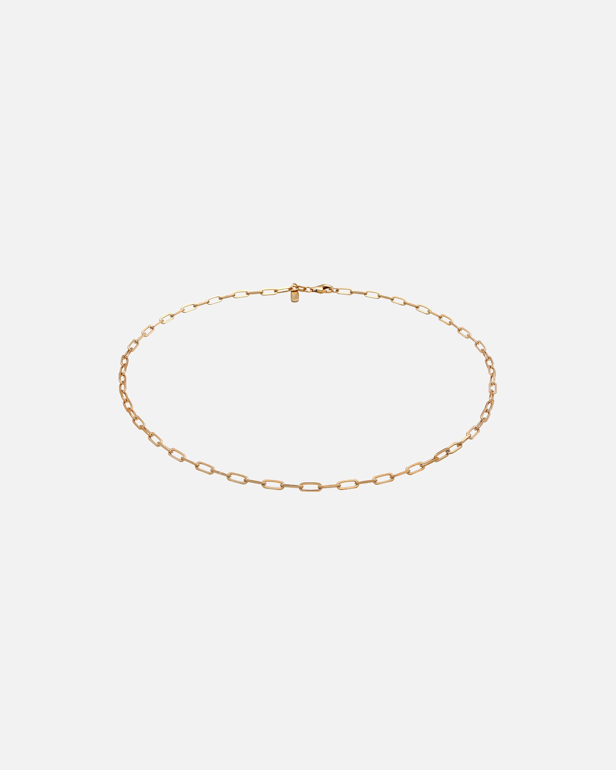 Halskette für Weiblich Elli Gliederkette Oval Chain Optik 925 Sterling Silber goldfarben