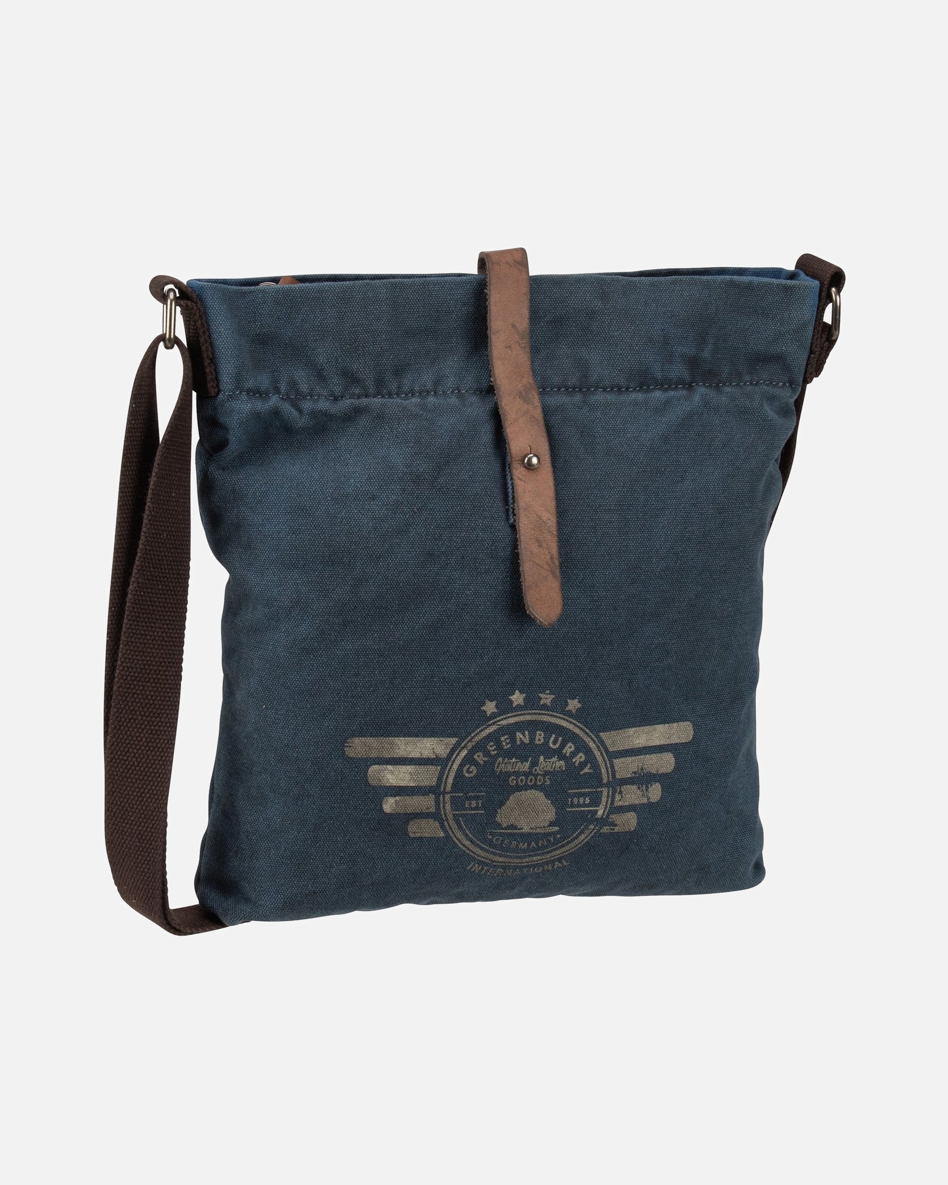 Umhängetasche für Unisex Greenburry Beuteltasche Vintage Aviator Blue