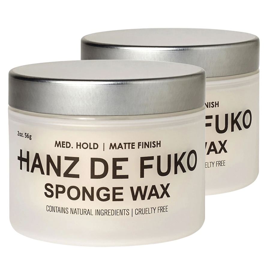 Hanz de Fuko Sponge Wax Doppelpack (2er Set) 112 g