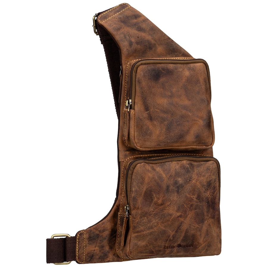Greenburry Rucksack Vintage 1543 Bodybag Sattelbraun Braun