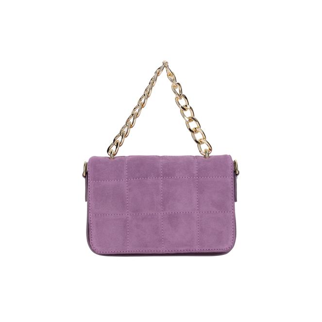 FELIPA Schultertasche aus Leder Pflaume Damen