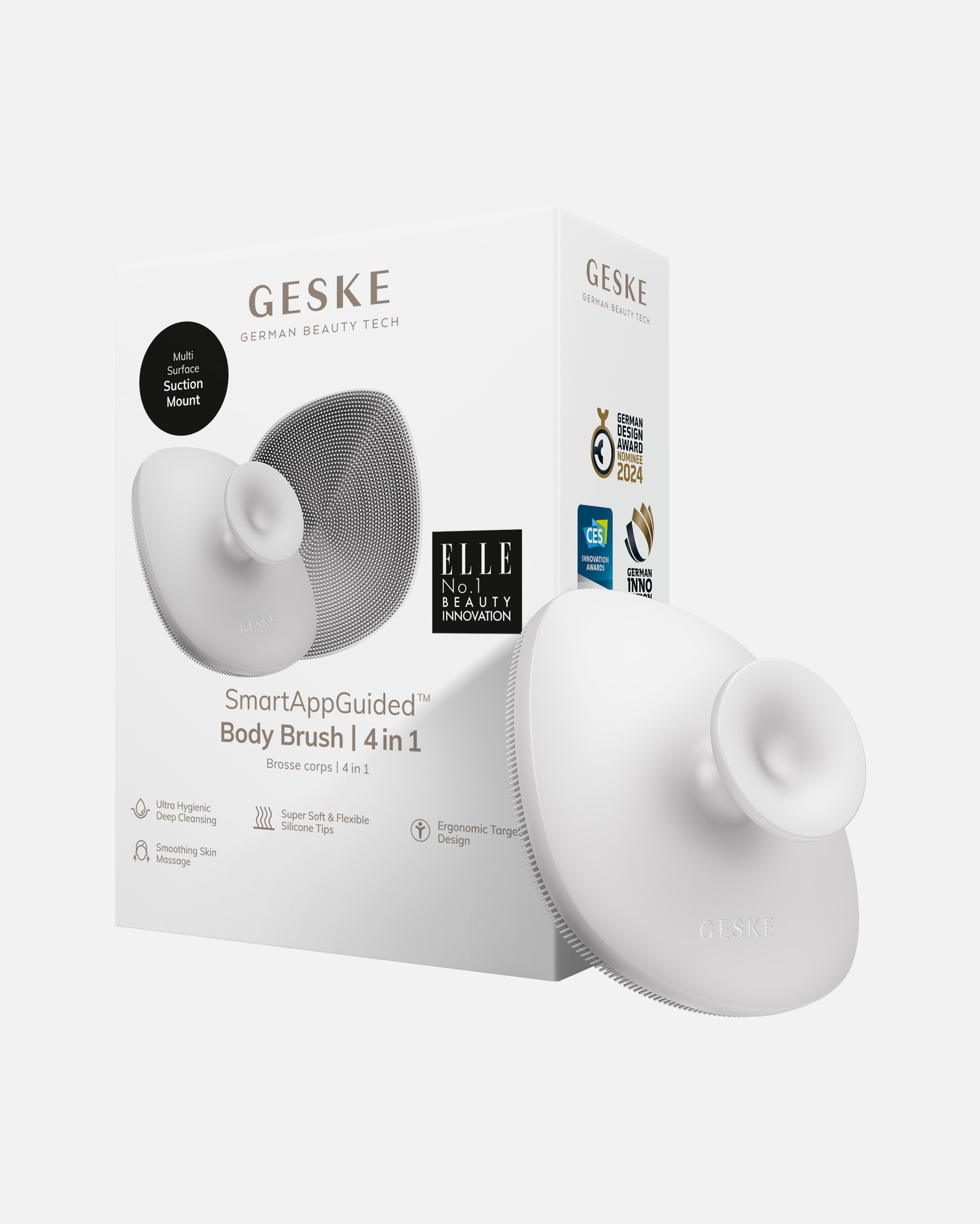 Reinigungsinstrument für Unisex Geske GESKE Body Brush | 4 in 1 | Reinigungsbürste für den ganzen Körper White