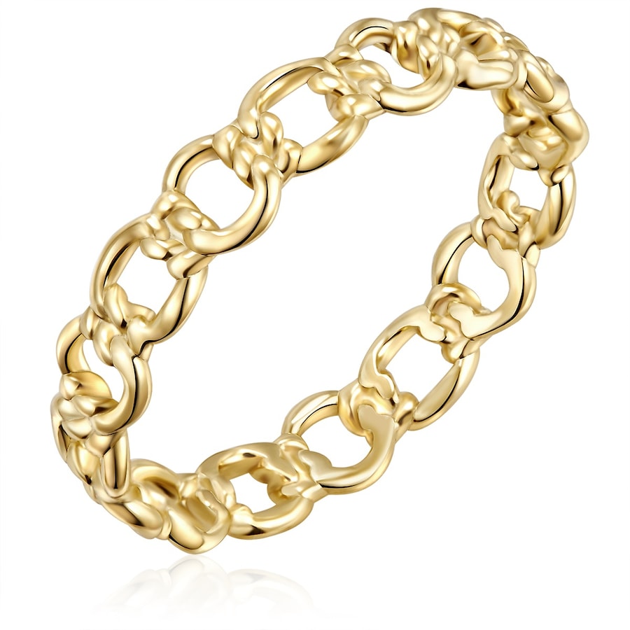 Glanzstücke München Ring Sterling Silber in Gelbgold 56 Damen