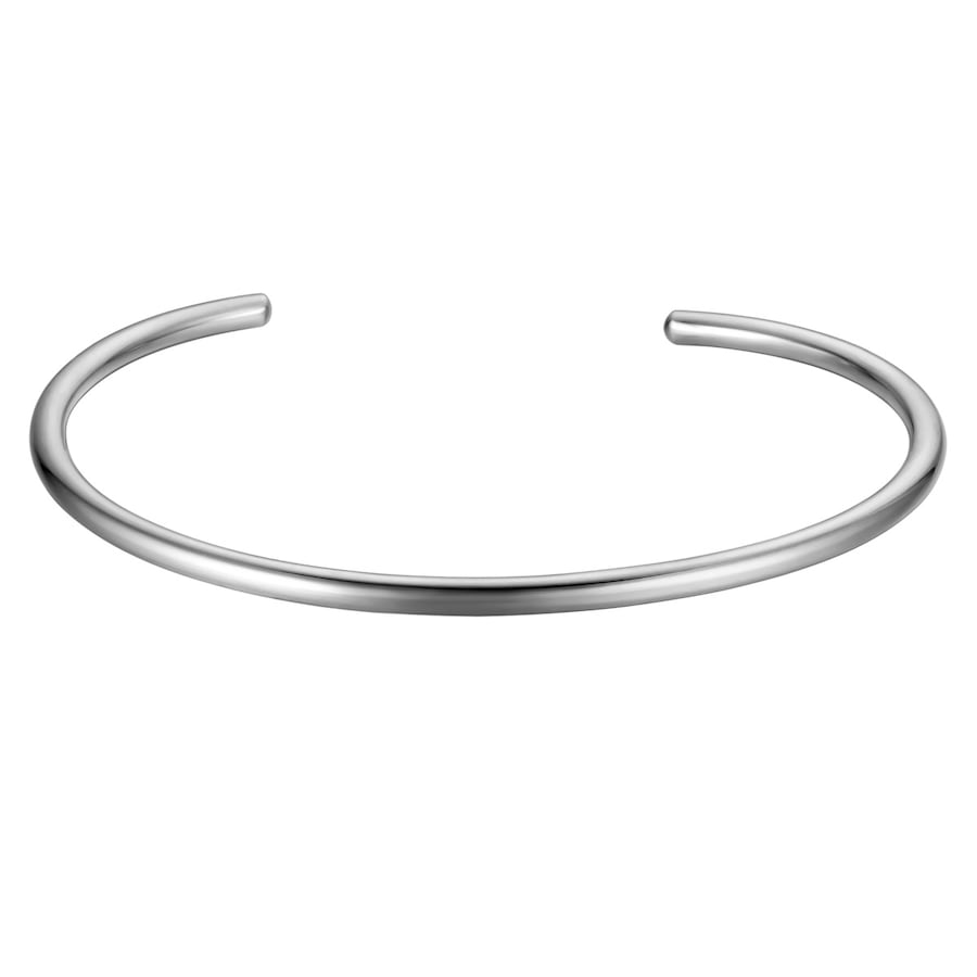 True Rebels Armreif aus Edelstahl in silber 18,0 cm - 21,0 Herren