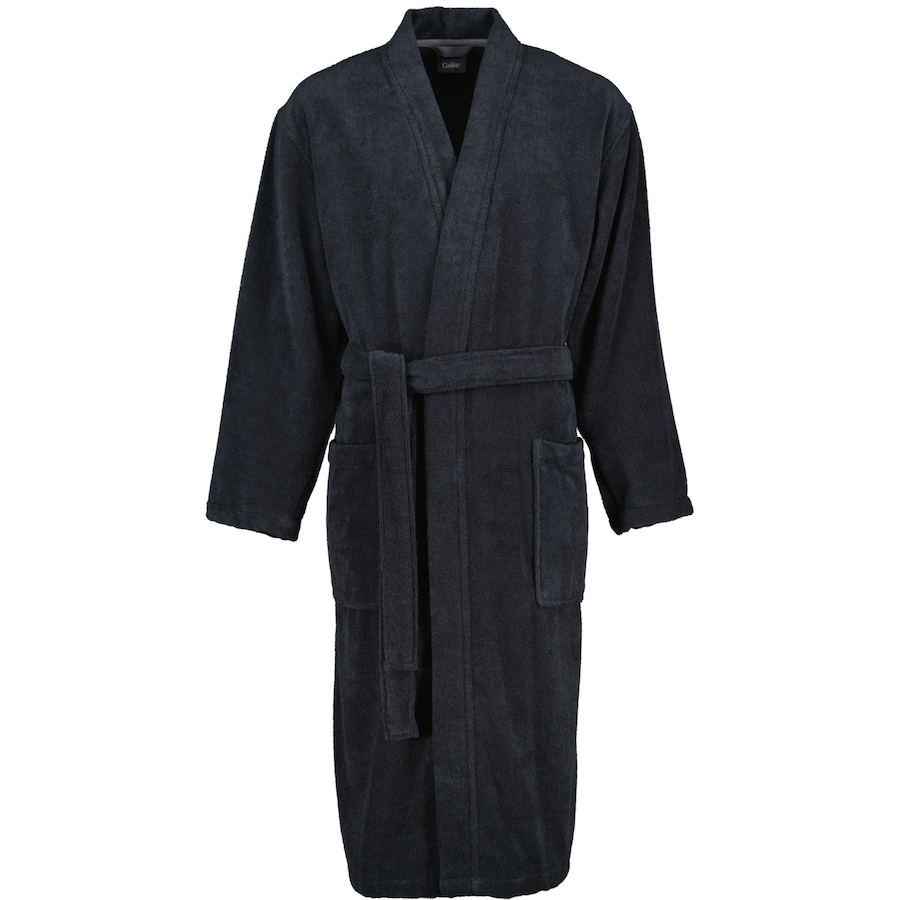 Cawö Bademäntel Herren Kimono Uni 828 lava - 97 M Weiss