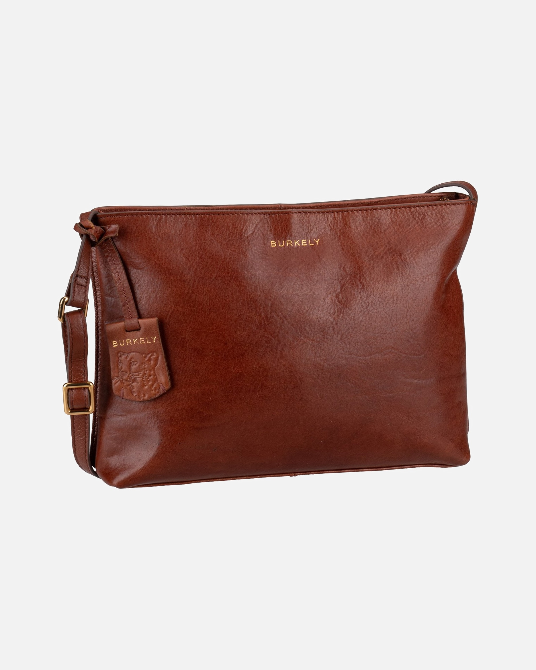 Rucksack für Weiblich Burkely Bodybag Fine Florence Zip Chestnut