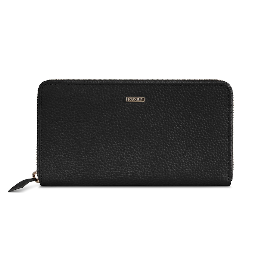 Redolz Leather Essentials Damengeldbörse black Schwarz Damen