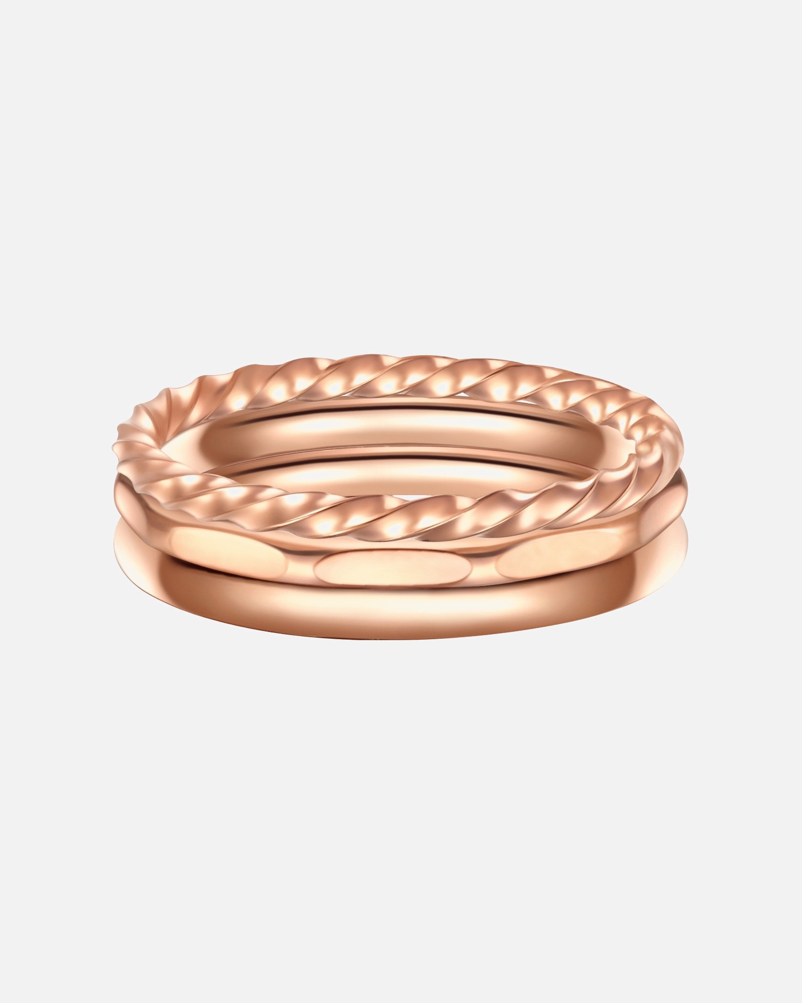 Ring für Weiblich Eastside Ring Edelstahl in Roségold 50