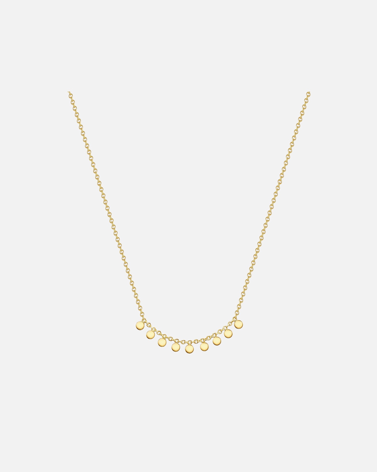 Halskette für Weiblich Glanzstücke München Halskette Sterling Silber in Gelbgold 38,0 cm Basiskette + 5,0 cm Verlängerung