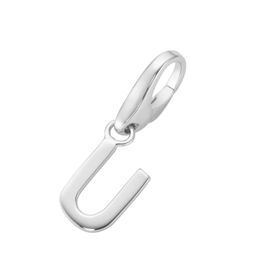 Giorgio Martello Milano Charm Buchstabe U, Silber 925 Damen