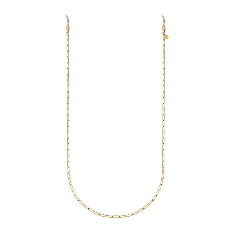 GOOD.designs Kette ohne Anhänger mit Gummilasche Gold Damen