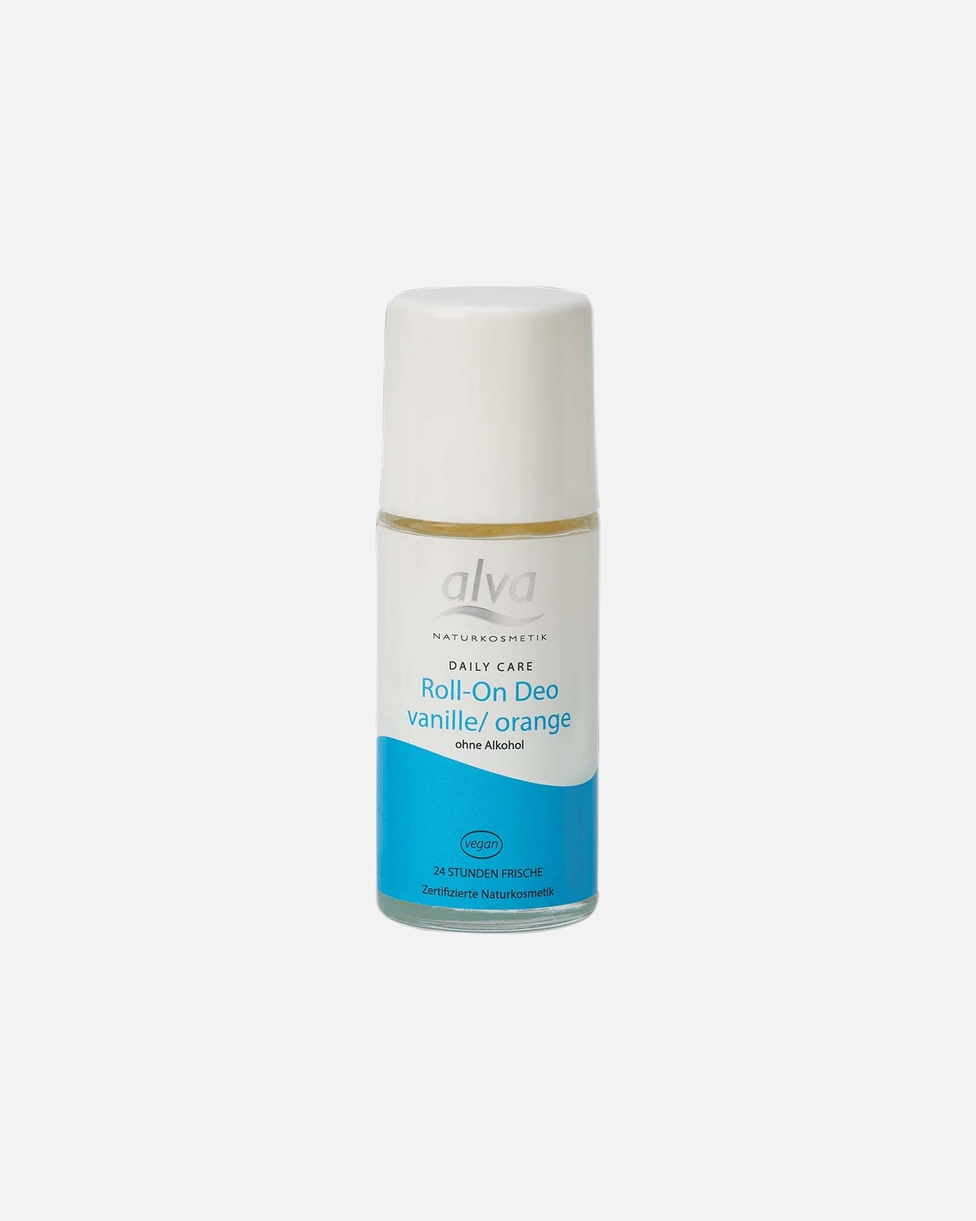 Deodorant für Unisex Alva Naturkosmetik Daily Care Roll On Deo - Vanille/Orange 50 ml
