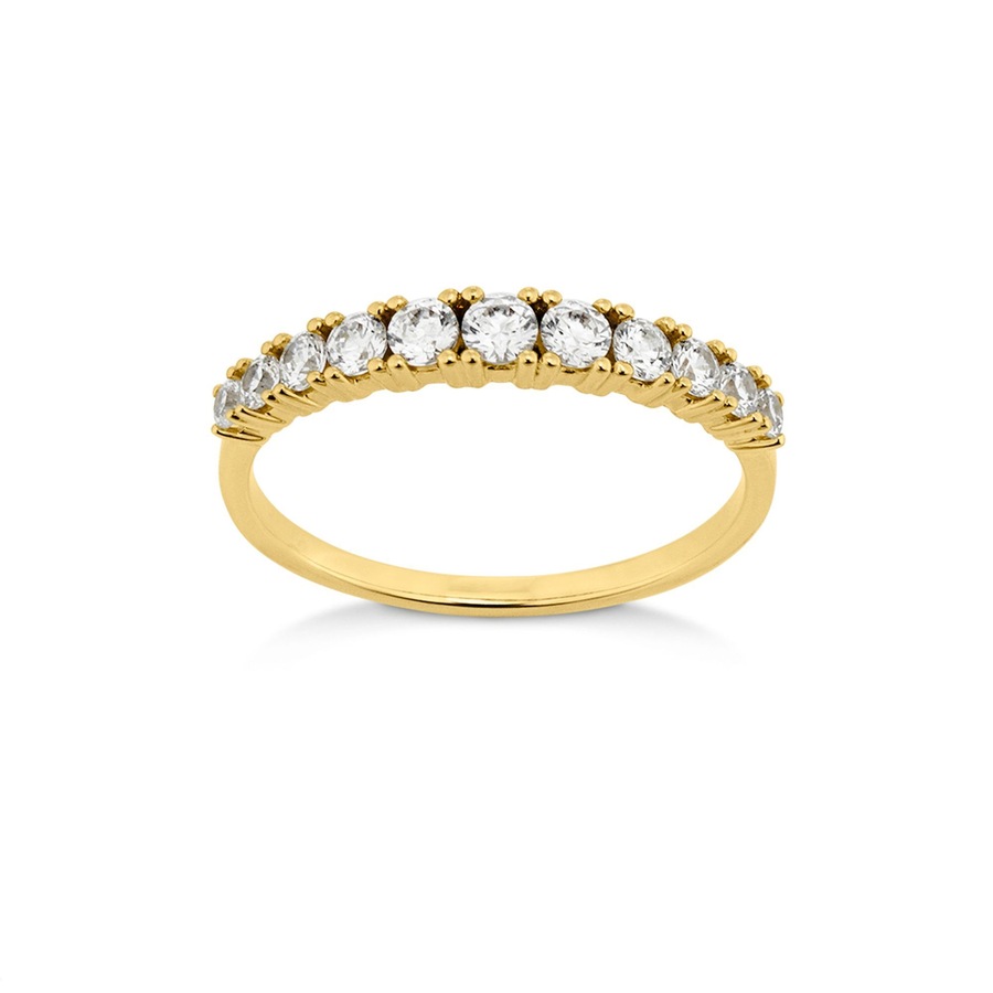 Orolino Ring 333/- Gold Zirkonia weiß 054 (17,2) Damen