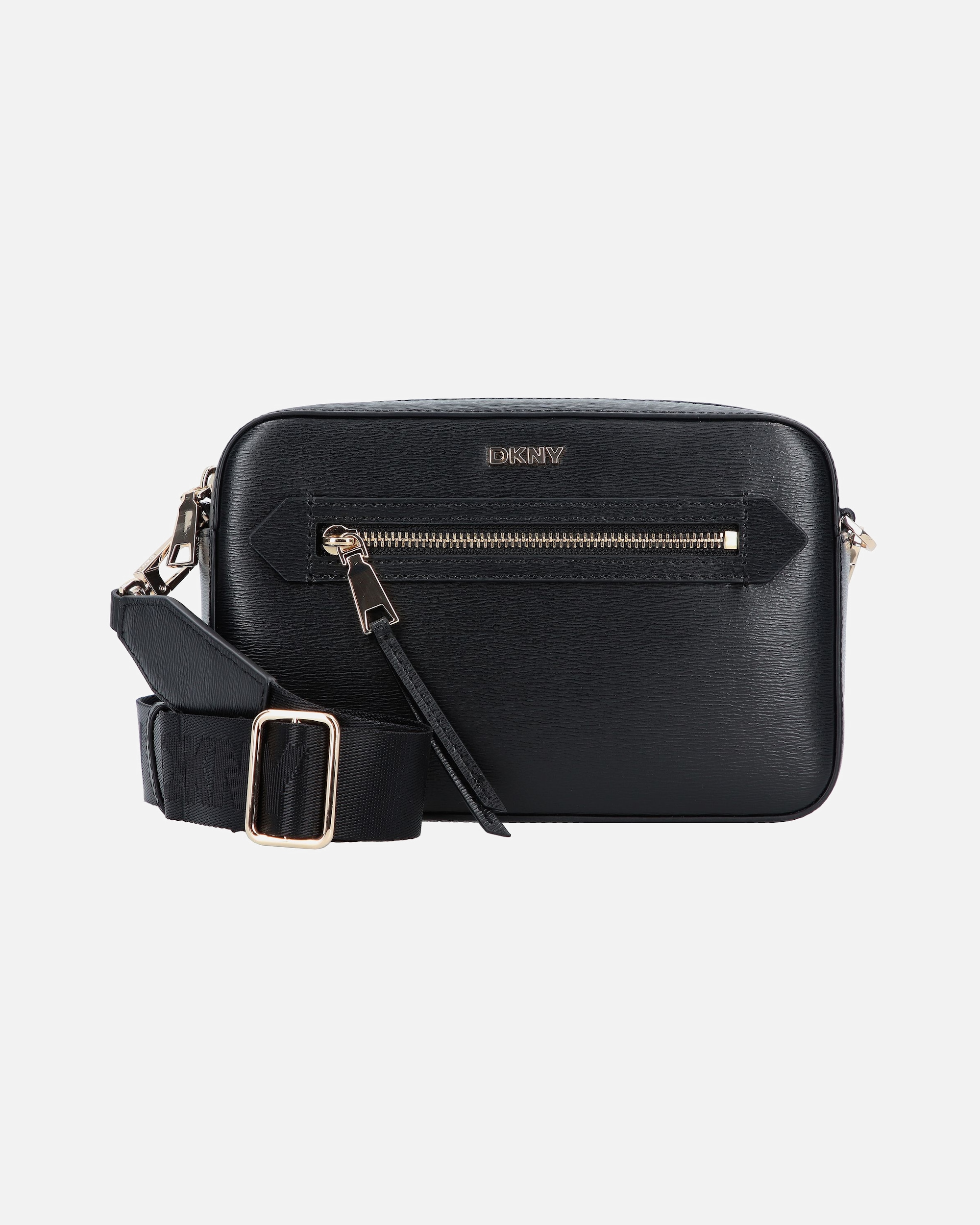 Handtasche für Weiblich DKNY Bryant Umhängetasche black-gold