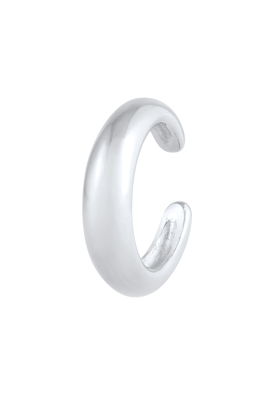 Elli Earcuff Single Markant Basic Look 925 Silber silberfarben Damen