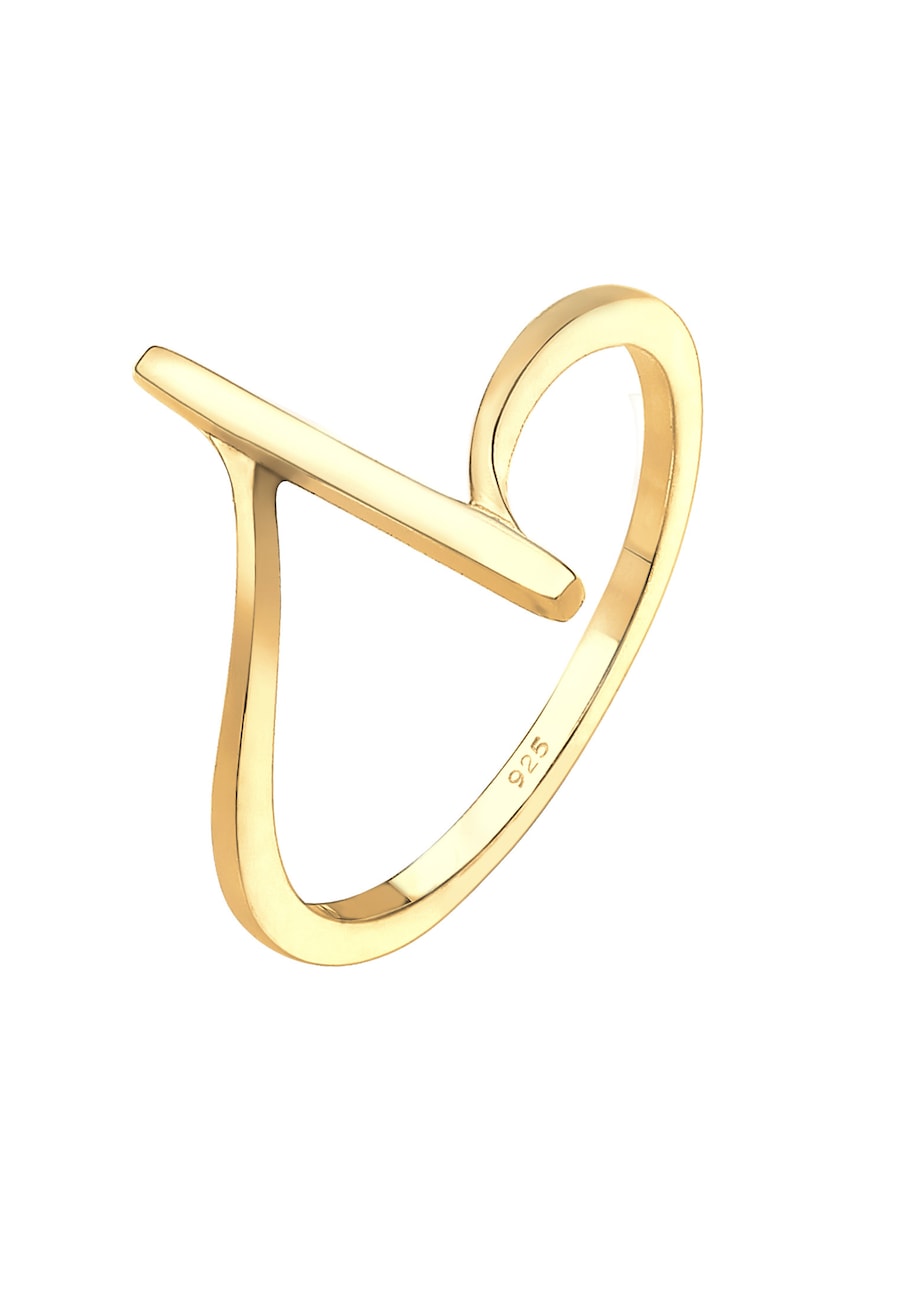 Elli Bandring Geo Formen Cool Basic Minimal 925 Silber 52 Damen