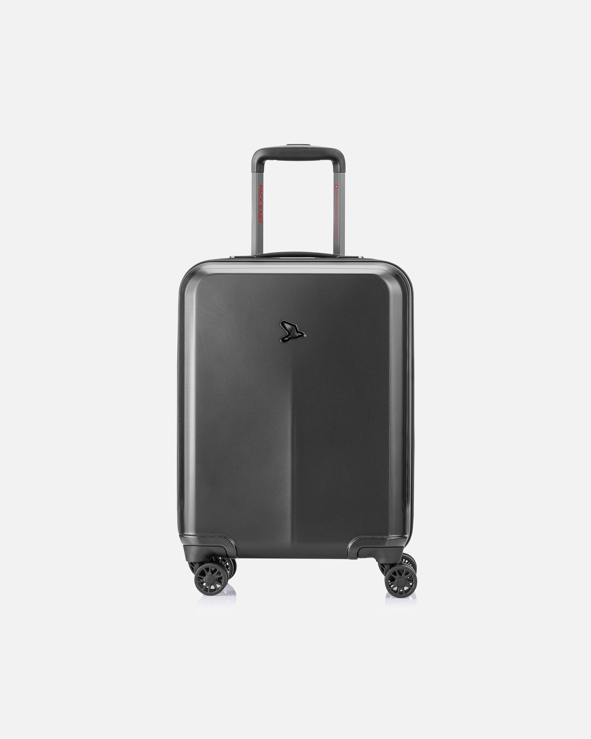 Handgepäckkoffer für Männlich Pack Easy Genius 4 Rollen Kabinentrolley S 54 cm schwarz