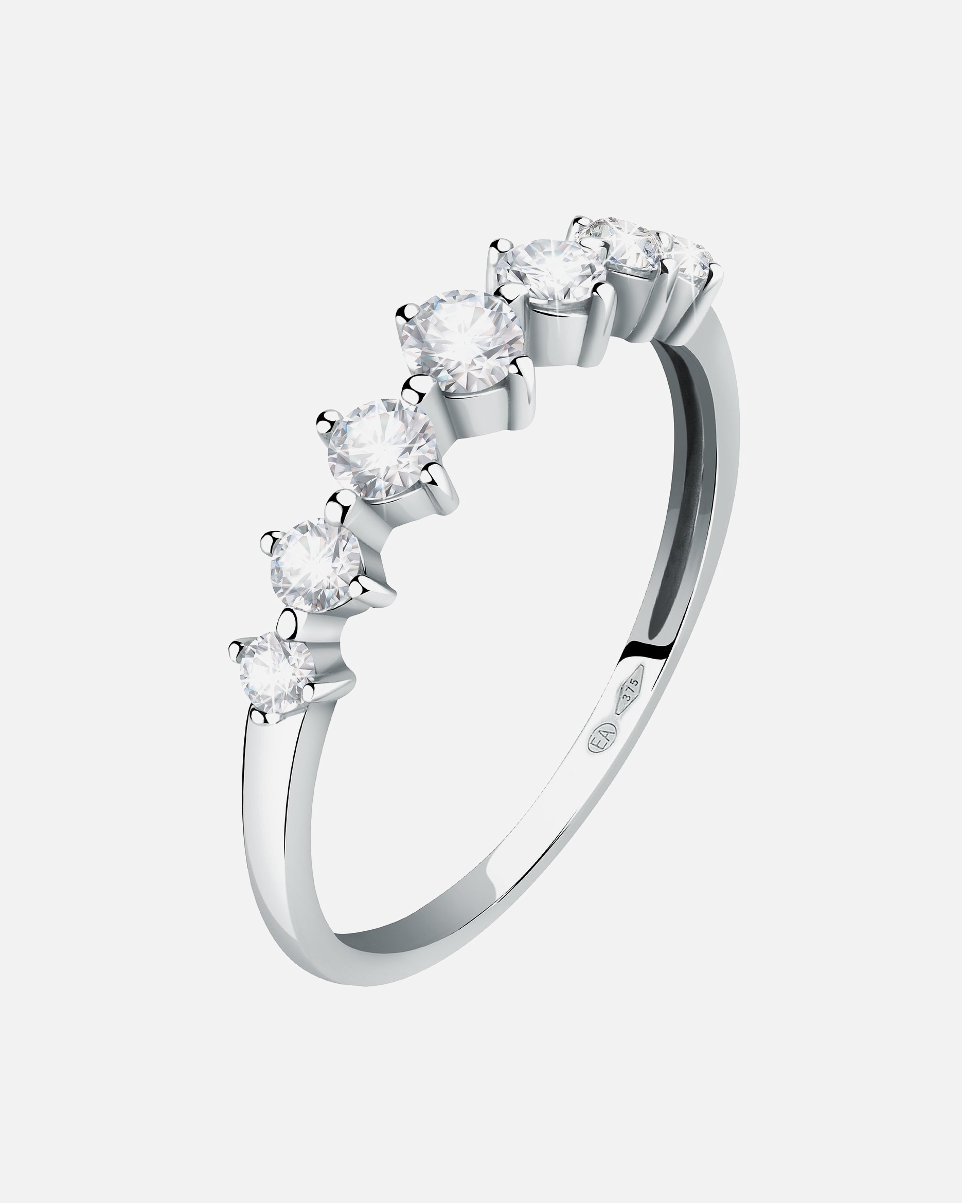 Ring für Weiblich CHRIST Damenring 375er Weißgold 56