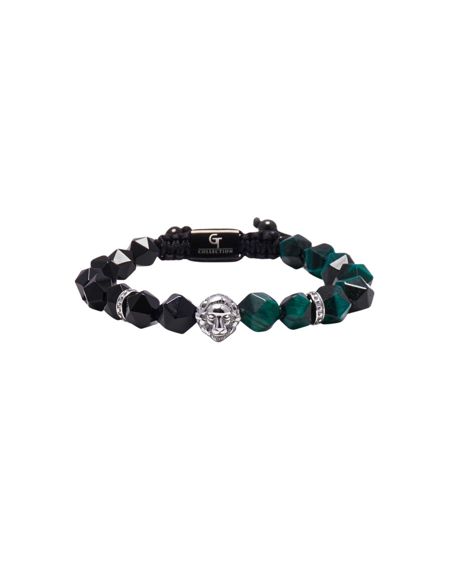 GT Collection Armband 'Wildcat King' green Grün Herren