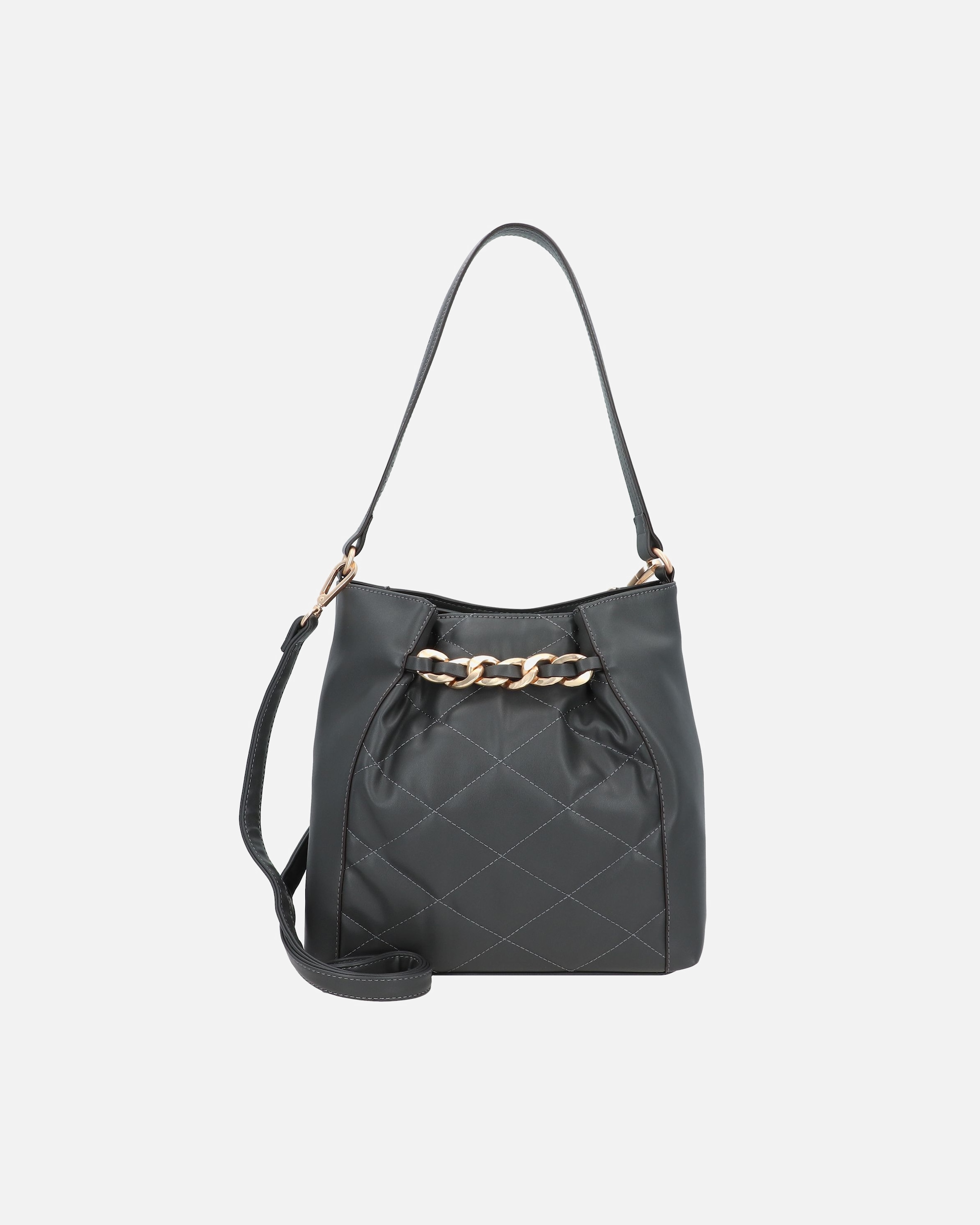 Clutch für Weiblich Gabor Charlotte Schultertasche dark grey