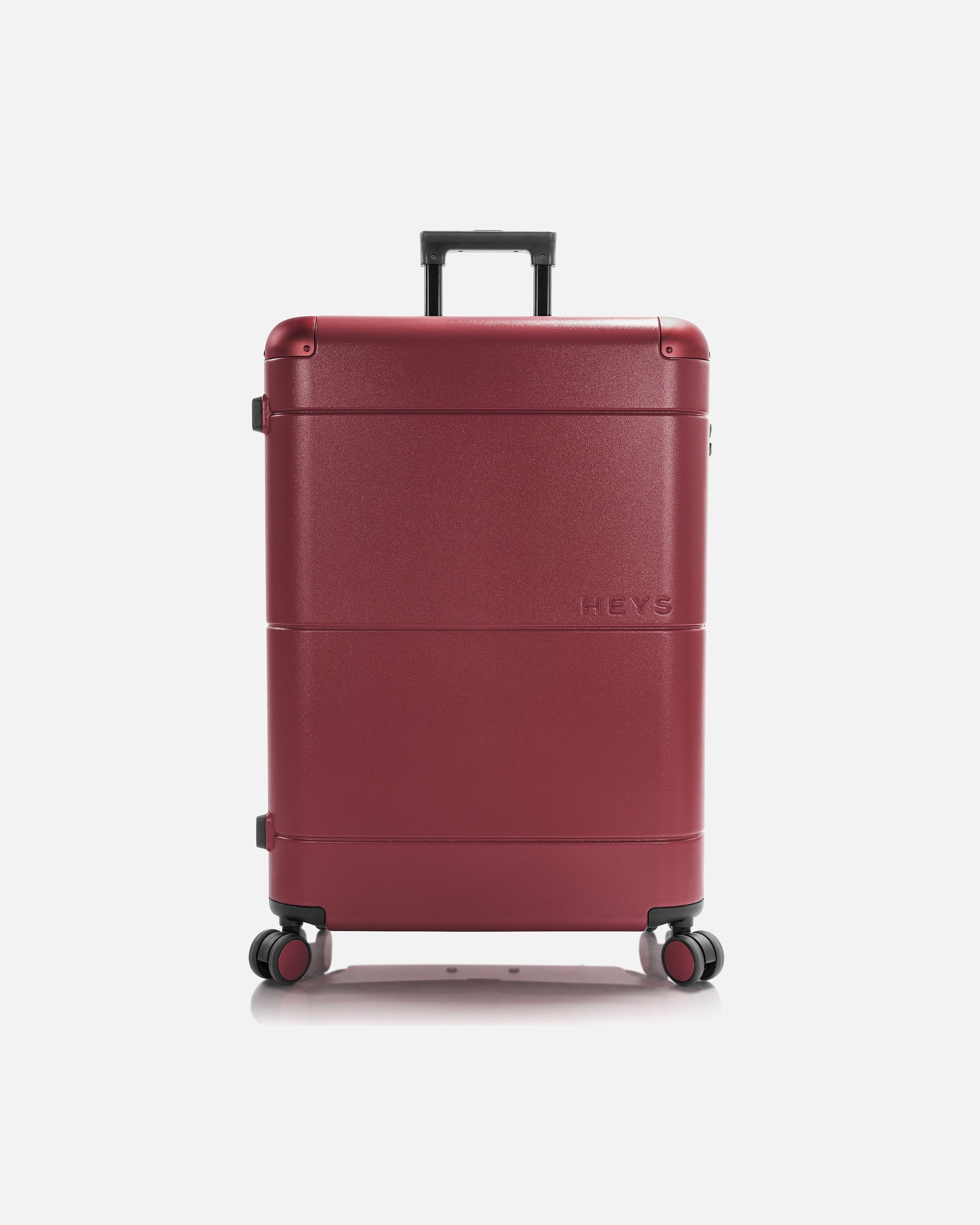 Koffer für Männlich Heys Zen 4 Rollen Trolley L 76 cm mit Dehnfalte burgundy