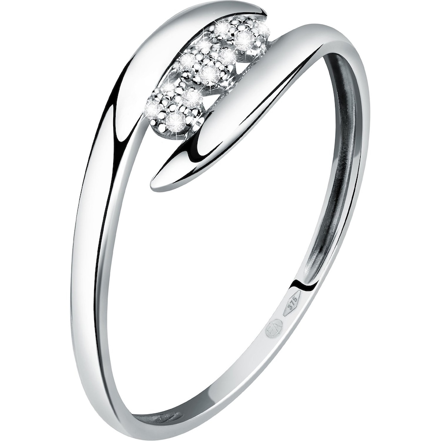 CHRIST Damenring 375er Weißgold 60 Damen