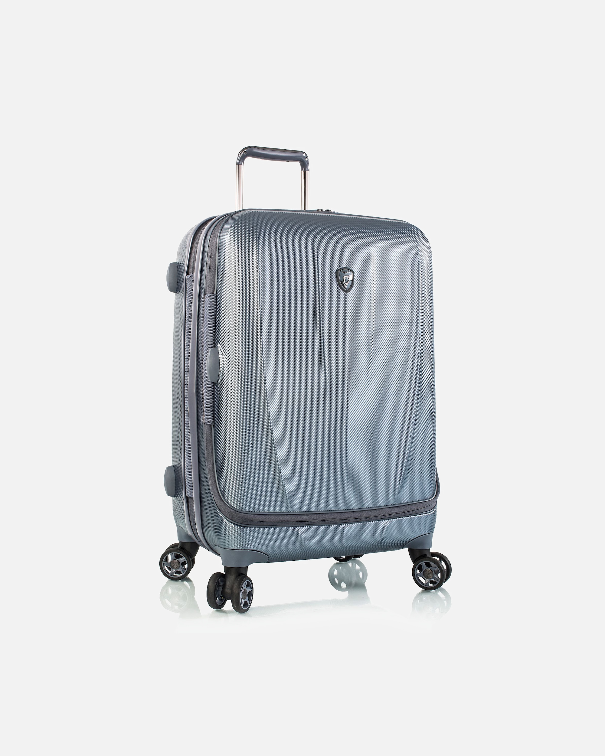 Koffer für Männlich Heys Vantage 4 Rollen Trolley M 66 cm mit Dehnfalte slate blue