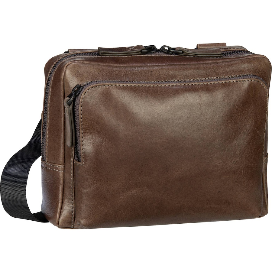 Leonhard Heyden Umhängetasche Porto 7812 Graubraun Braun Herren