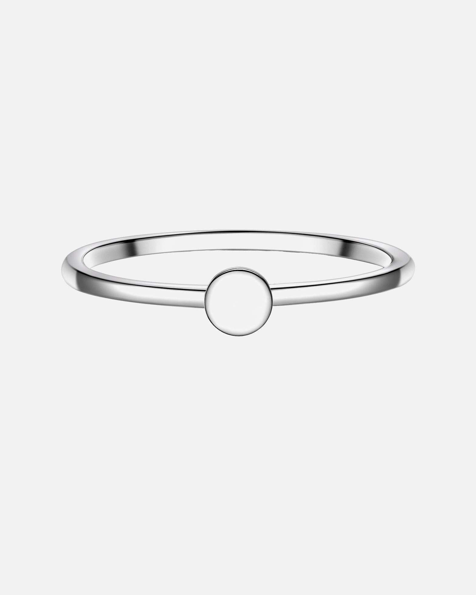 Ring für Weiblich Glanzstücke München Ring Kreis Sterling Silber in Silber 56