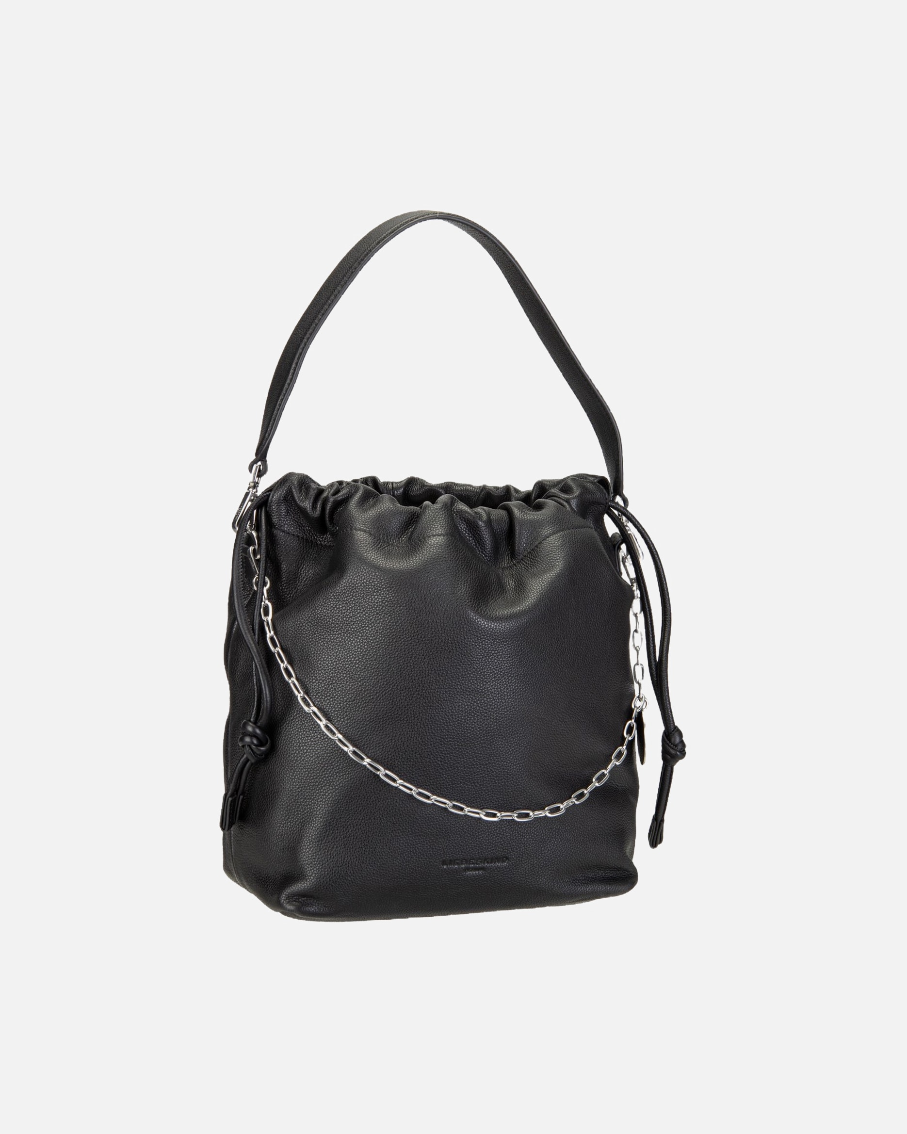 Handtasche für Weiblich Liebeskind Handtasche Lya II Hobo M Small Pebble Black